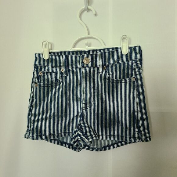American‎ Eagle Outfitters Striped Hi-rise Shortie - Picture 1 of 5